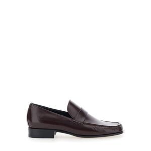 Phoebe Philo Women Bordeaux Pull-On Loafers In Leather Woman
